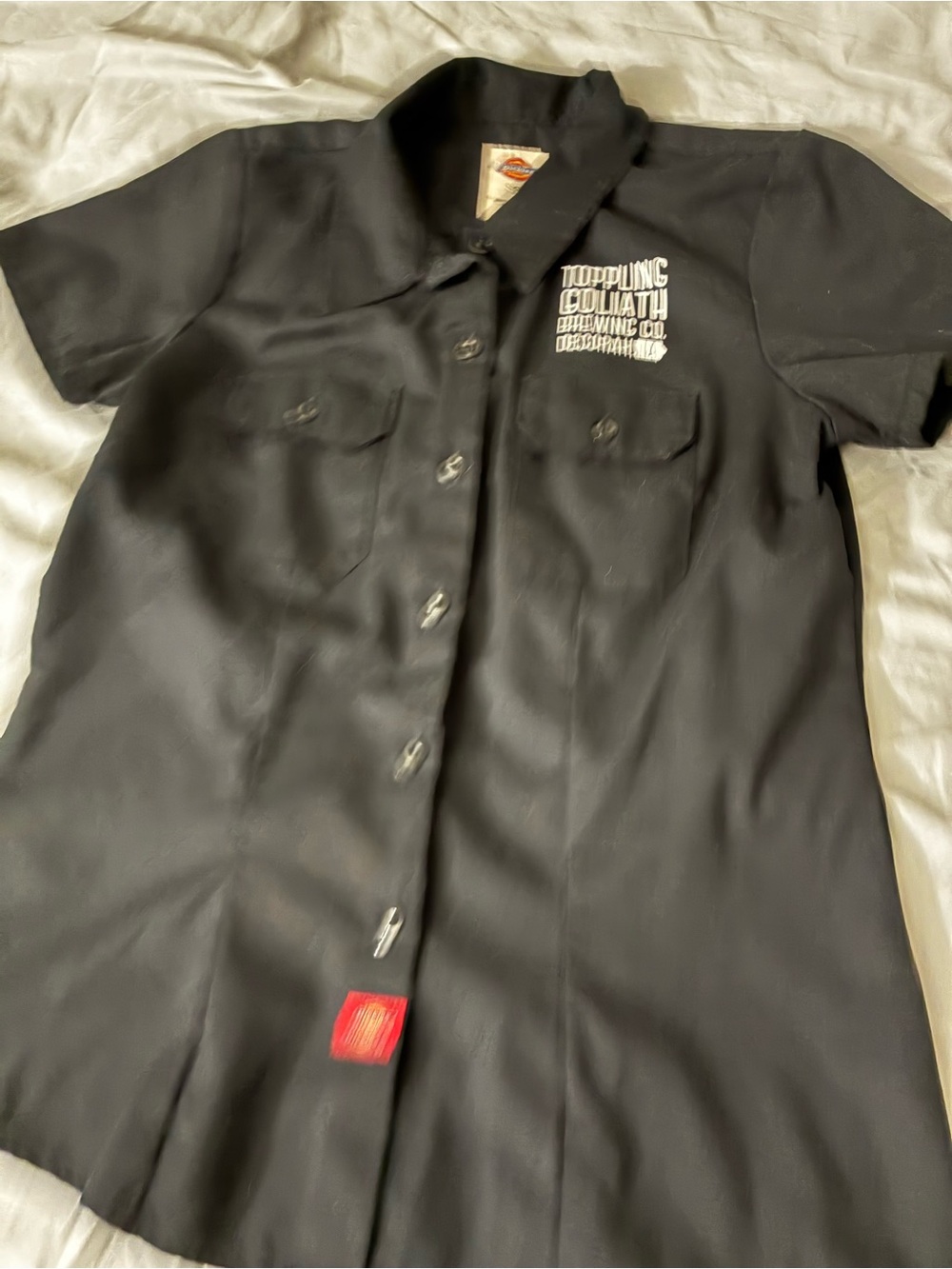 Dickies Black Toppling Goliath Brewery Button Up